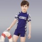 一件代发儿童泳衣分体短袖男孩中大童防晒泳潜水服冲浪服速干套装